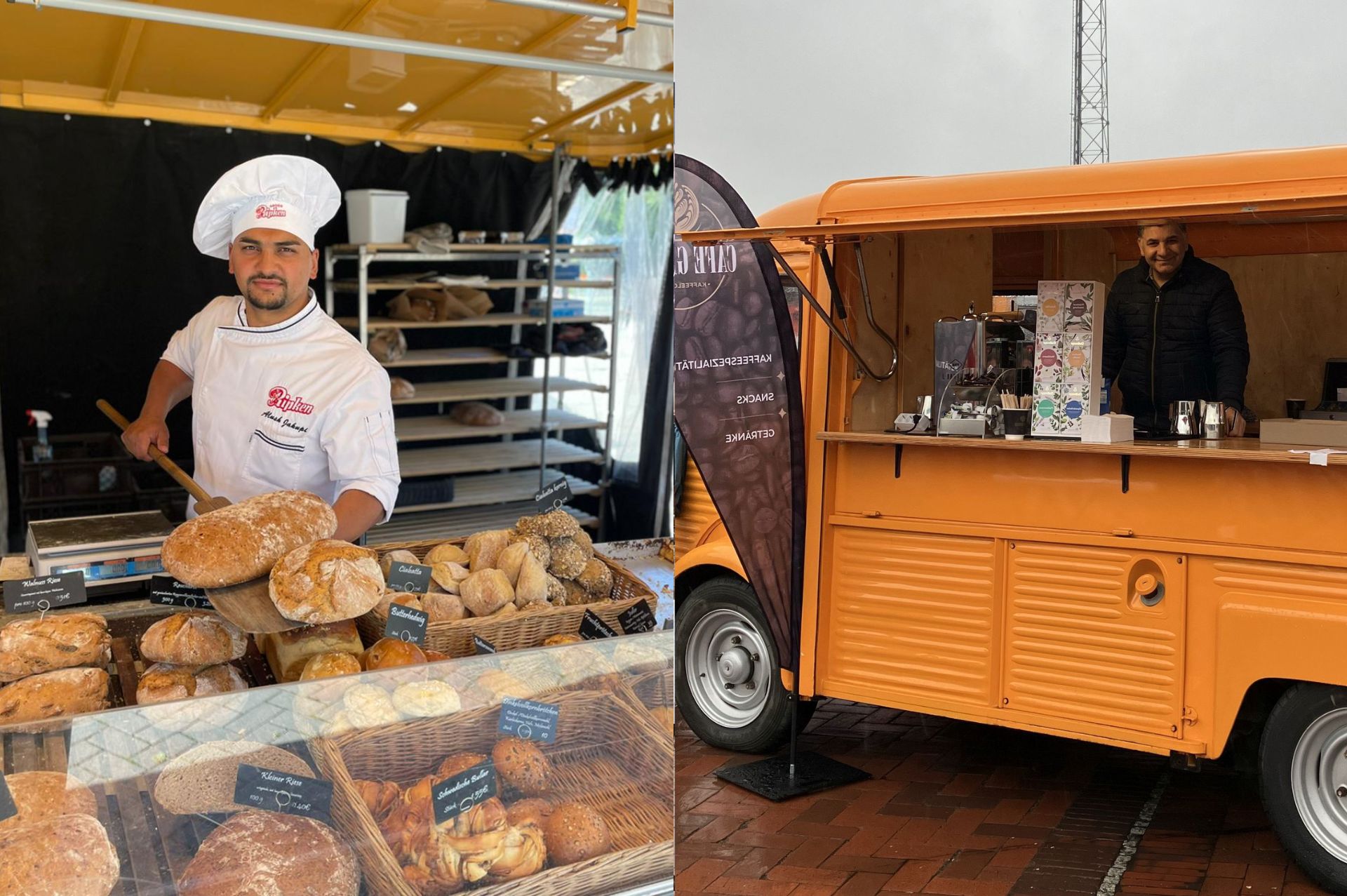 Bäckerei und Kaffeemobil bereichern das Angebot