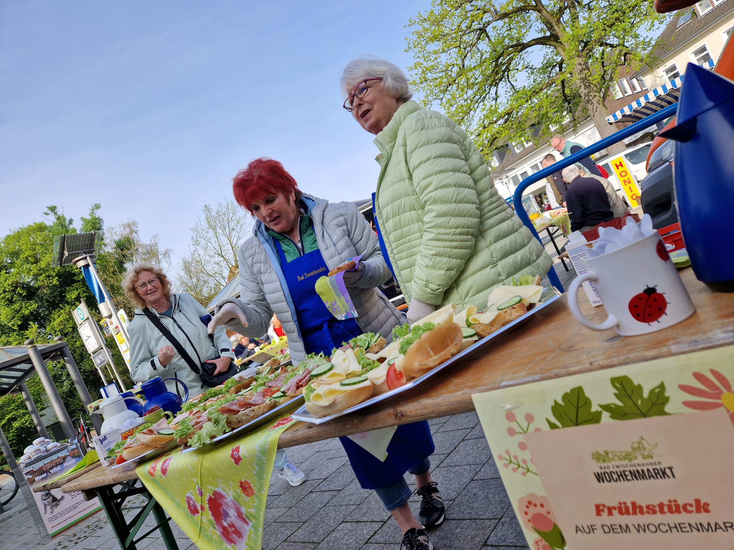Frühlingsaktion am 26.04.2025 auf dem Wochenmarkt