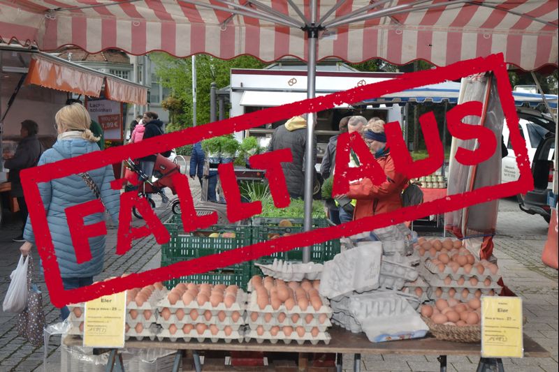 Kein Wochenmarkt am 15. August